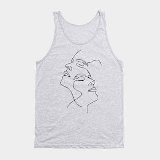 Srting faces Tank Top